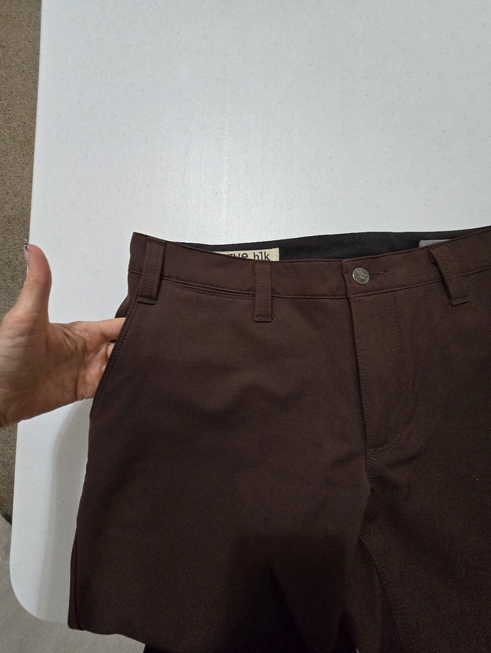 Swrve Downtown Trousers Trim Fit Water Resistant 4-Way Stretch Men's 34 - Picture 5 of 14